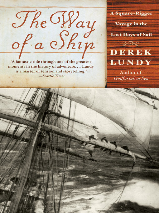 Title details for The Way of a Ship by Derek Lundy - Wait list